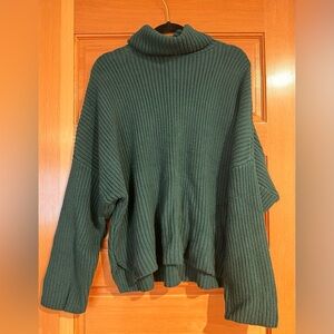 Abercrombie & Fitch Hunter Green Turtleneck Sweater
